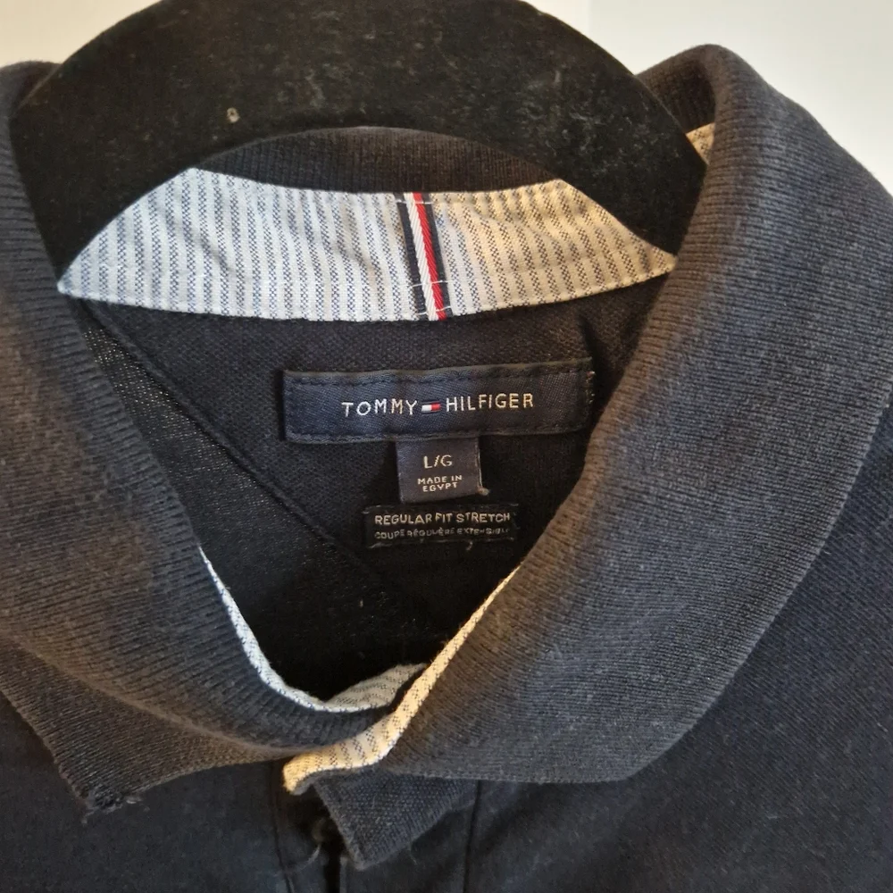 Navy Tommy Hilfiger Long sleeve polo - Picture 2 of 2